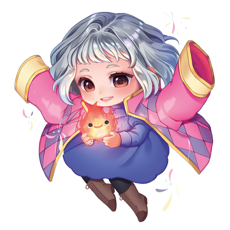 Howl's Moving Castle - Sophie and Calcifer